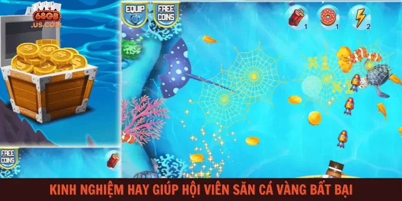 Kinh nghiệm hay giúp hội viên săn cá vàng bất bại